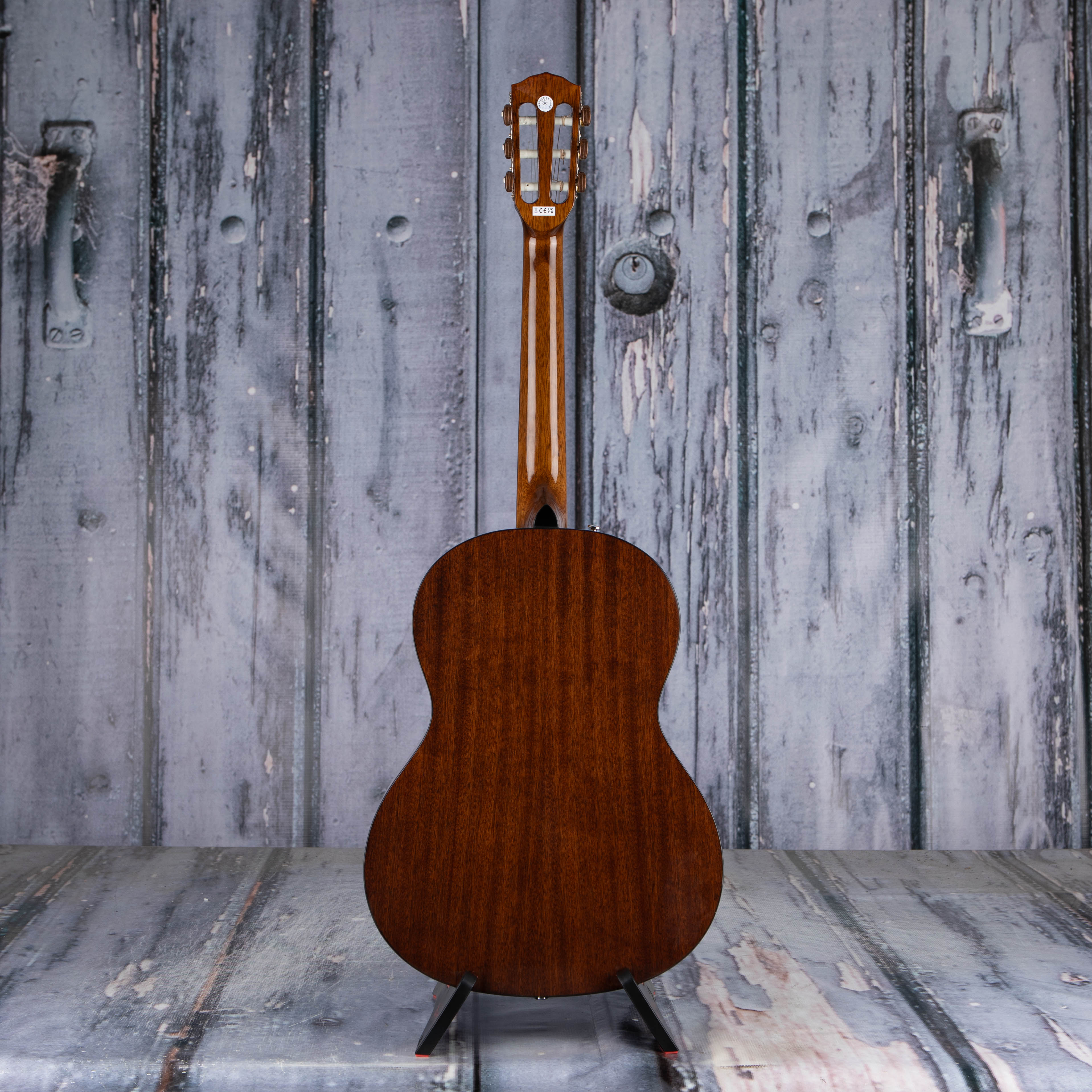 Fender CN-60S Classical Acoustic Guitar, Natural, back