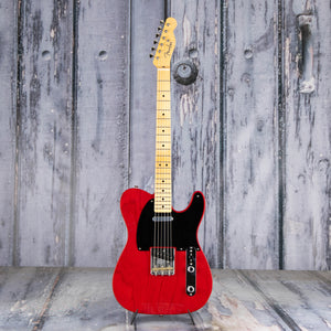 Fender Custom Shop 1951 Nocaster NOS Electric Guitar, Crimson Red Transparent, front