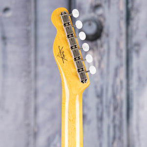 Fender Custom Shop American Custom Telecaster Thinline NOS Semi-Hollowbody Guitar, Target 3-Tone Sunburst, back headstock