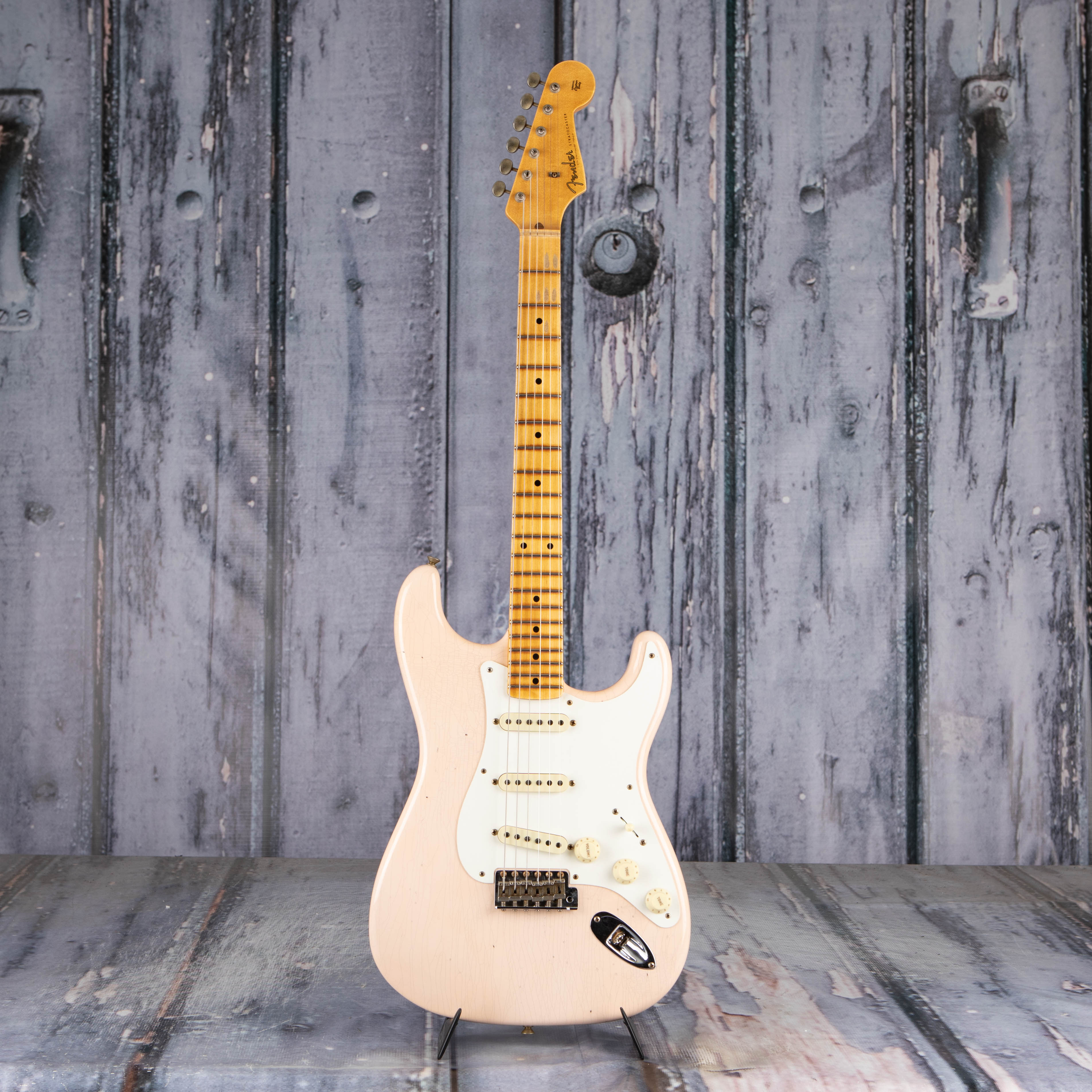 Fender Custom Shop Limited 1956 Stratocaster Journeyman Relic, Super Faded Aged Shell Pink Fender Custom Shop Limited 1956 Stratocaster Journeyman Relic, Super Faded Aged Shell Pink