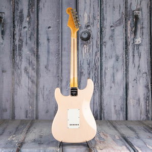 Fender Custom Shop Limited 1956 Stratocaster Journeyman Relic Electric Guitar, Super Faded Aged Shell Pink, back
