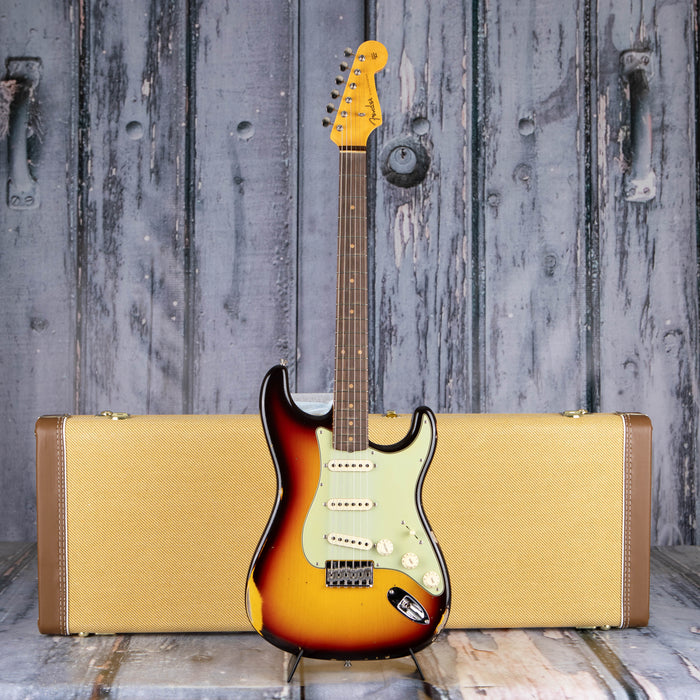 Fender Custom Shop Limited 1959 Stratocaster Hardtail Relic Closet Classic, Chocolate 3-Color Sunburst