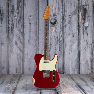 Fender Custom Shop Limited 1961 Telecaster Relic Electric Guitar, Aged Candy Apple Red, front