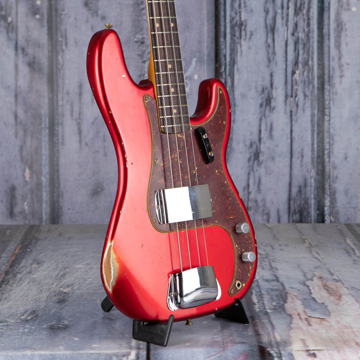 Fender Custom Shop Limited 1962 Precision Bass Relic Bass, Aged Candy Apple Red