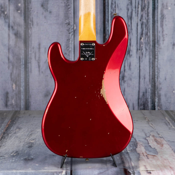 Fender Custom Shop Limited 1962 Precision Bass Relic Bass, Aged Candy Apple Red