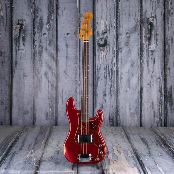 Fender Custom Shop Limited 1962 Precision Bass Relic Bass, Aged Candy Apple Red