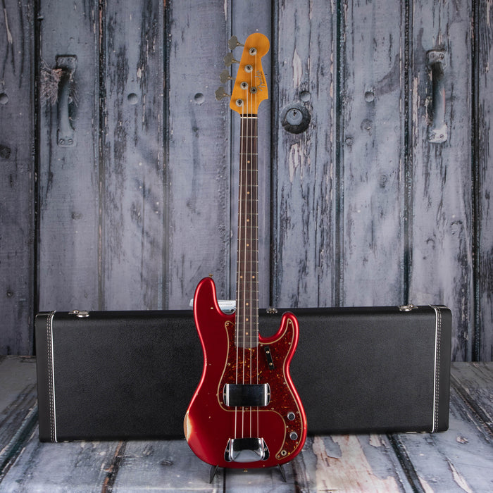 Fender Custom Shop Limited 1962 Precision Bass Relic Bass, Aged Candy Apple Red