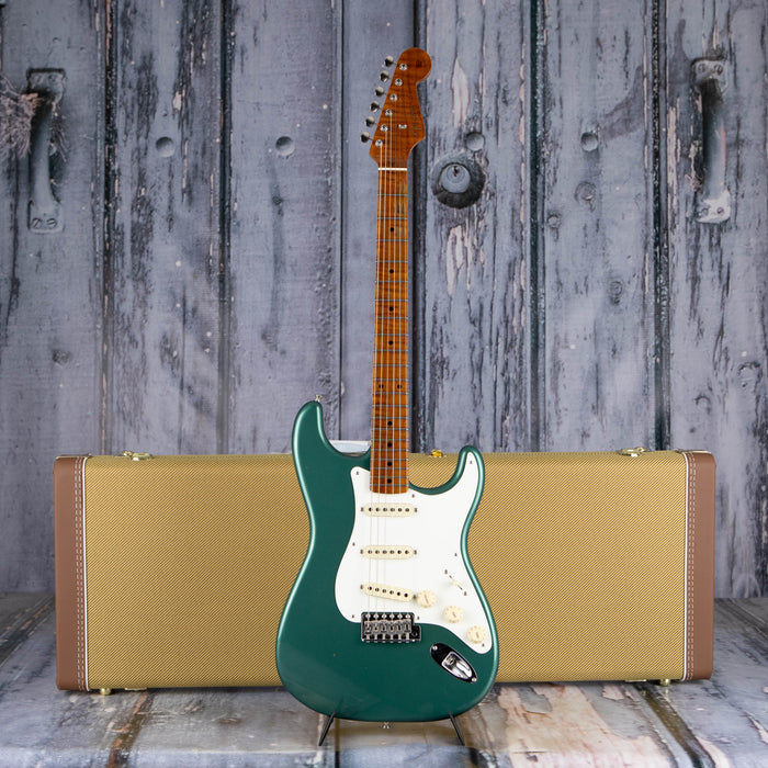Fender Custom Shop Limited 1958 Stratocaster Journeyman Relic Closet Classic, Aged Sherwood Green Metallic