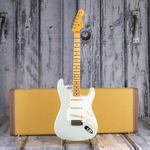 Fender Custom Shop Limited Edition '57 Stratocaster Journeyman Relic Electric Guitar, Aged Sonic Blue, case