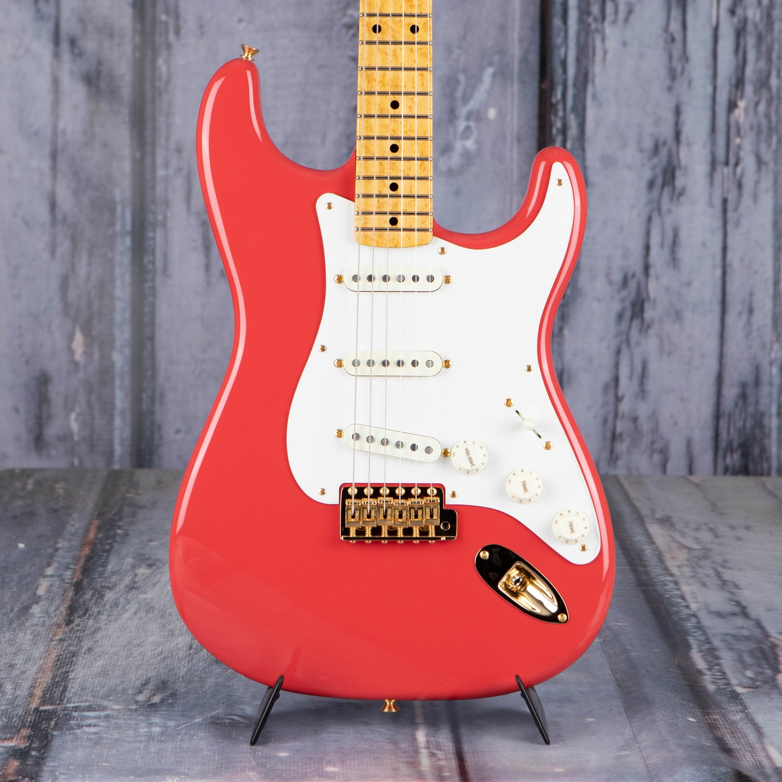 Fender Custom Shop Limited Edition '59 Stratocaster NOS Gold Hardware, Fiesta Red | For Sale | Replay Guitar Exchange