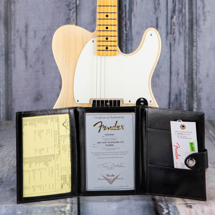 Fender Custom Shop Vintage Custom '59 Esquire Time Capsule Package, Faded Natural Blonde