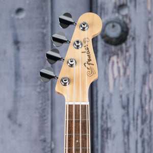 Fender Fullterton Precision Bass Ukulele, 3-Color Sunburst, front headstock