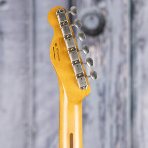 Fender Jason Isbell Custom Telecaster Electric Guitar, 3-Color Chocolate Burst, back headstock