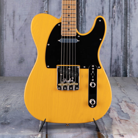 Fender Limited Edition American Professional II Telecaster Electric Guitar, Butterscotch Blonde, front closeup