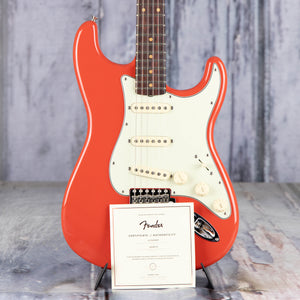 Fender Limited Edition American Vintage II '61 Stratocaster Electric Guitar, Fiesta Red, coa