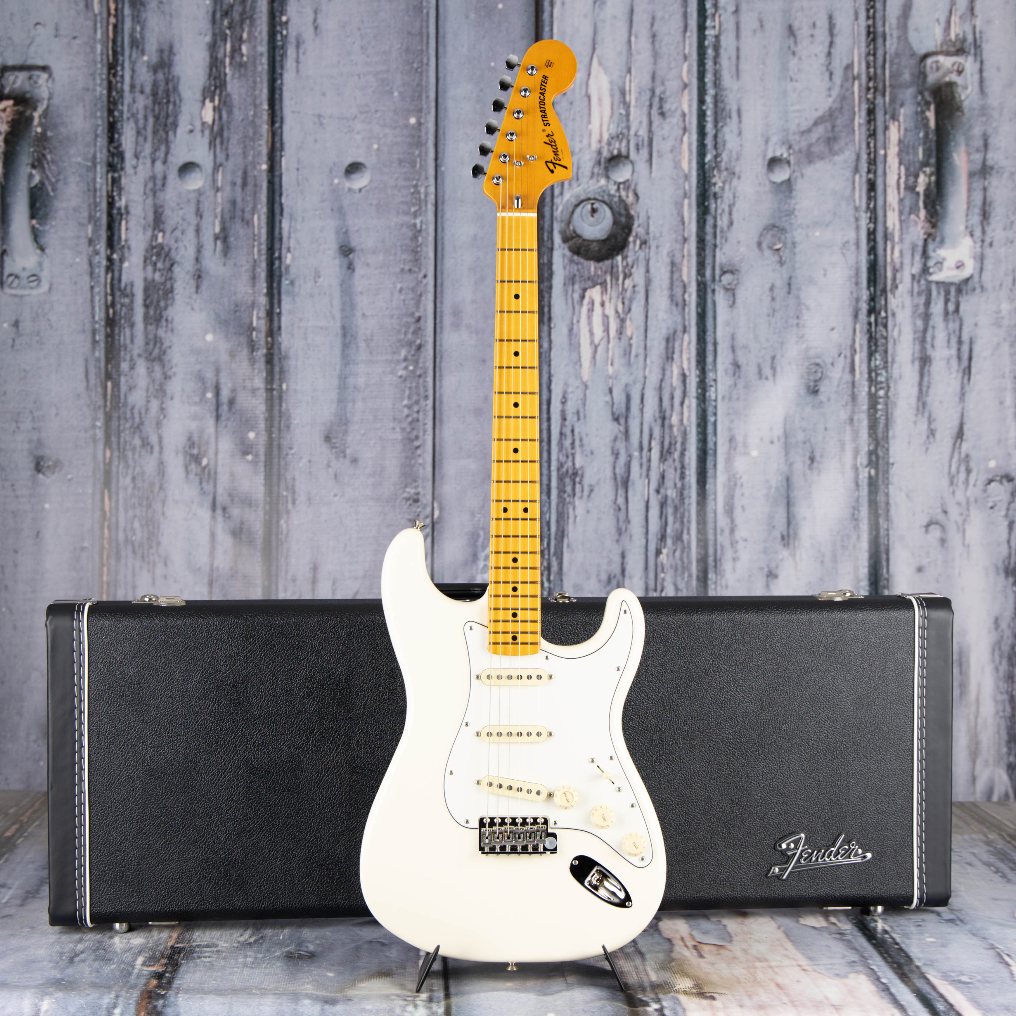 Fender Limited Edition American Vintage II '73 Stratocaster Electric Guitar, Olympic White, case