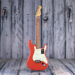 Fender Limited Edition Player Stratocaster Electric Guitar, Fiesta Red, front