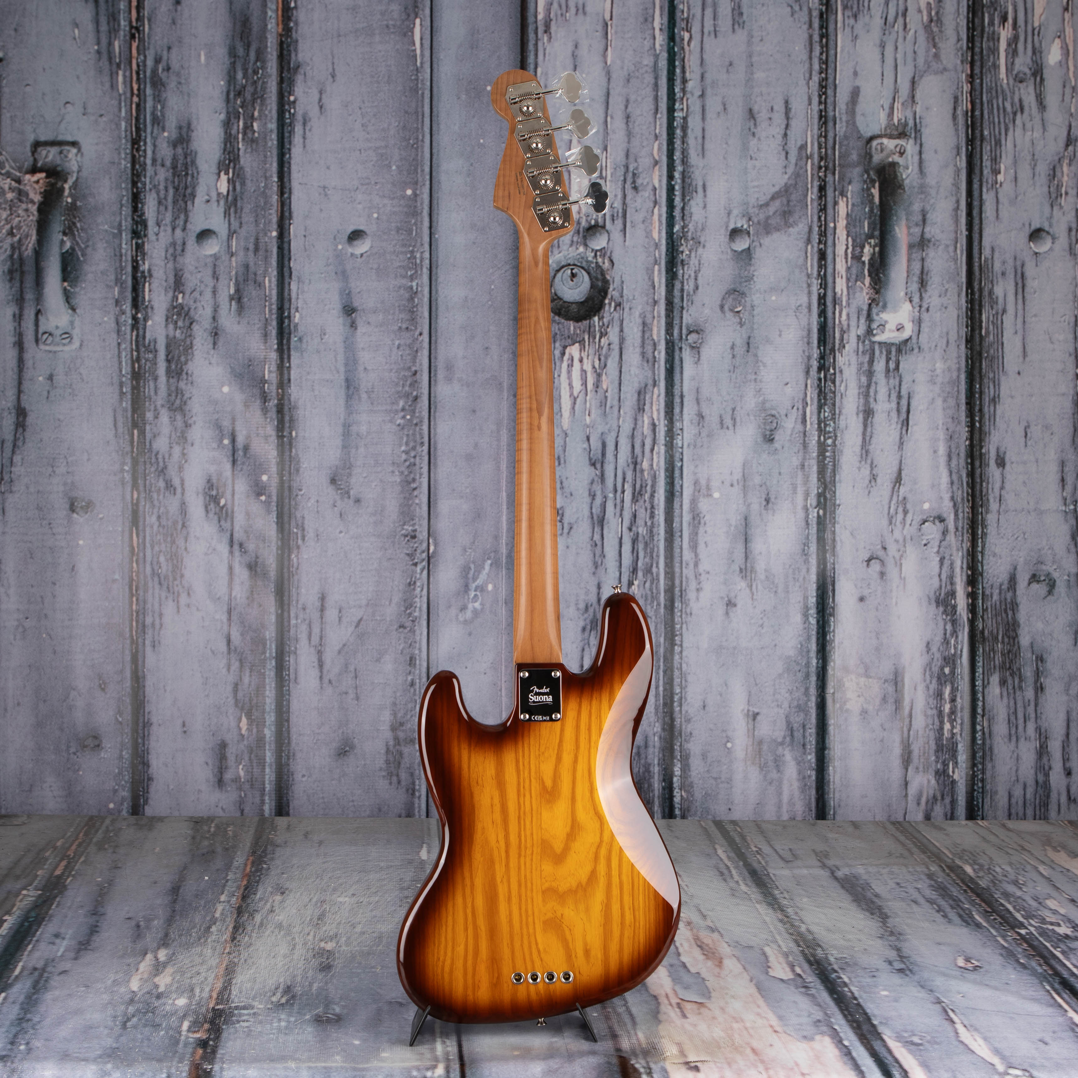 Fender Limited Edition Suona Jazz Bass Thinline Semi-Hollowbody Bass Guitar, Violin Burst, back