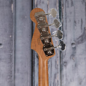 Fender Limited Edition Suona Jazz Bass Thinline Semi-Hollowbody Bass Guitar, Violin Burst, back headstock