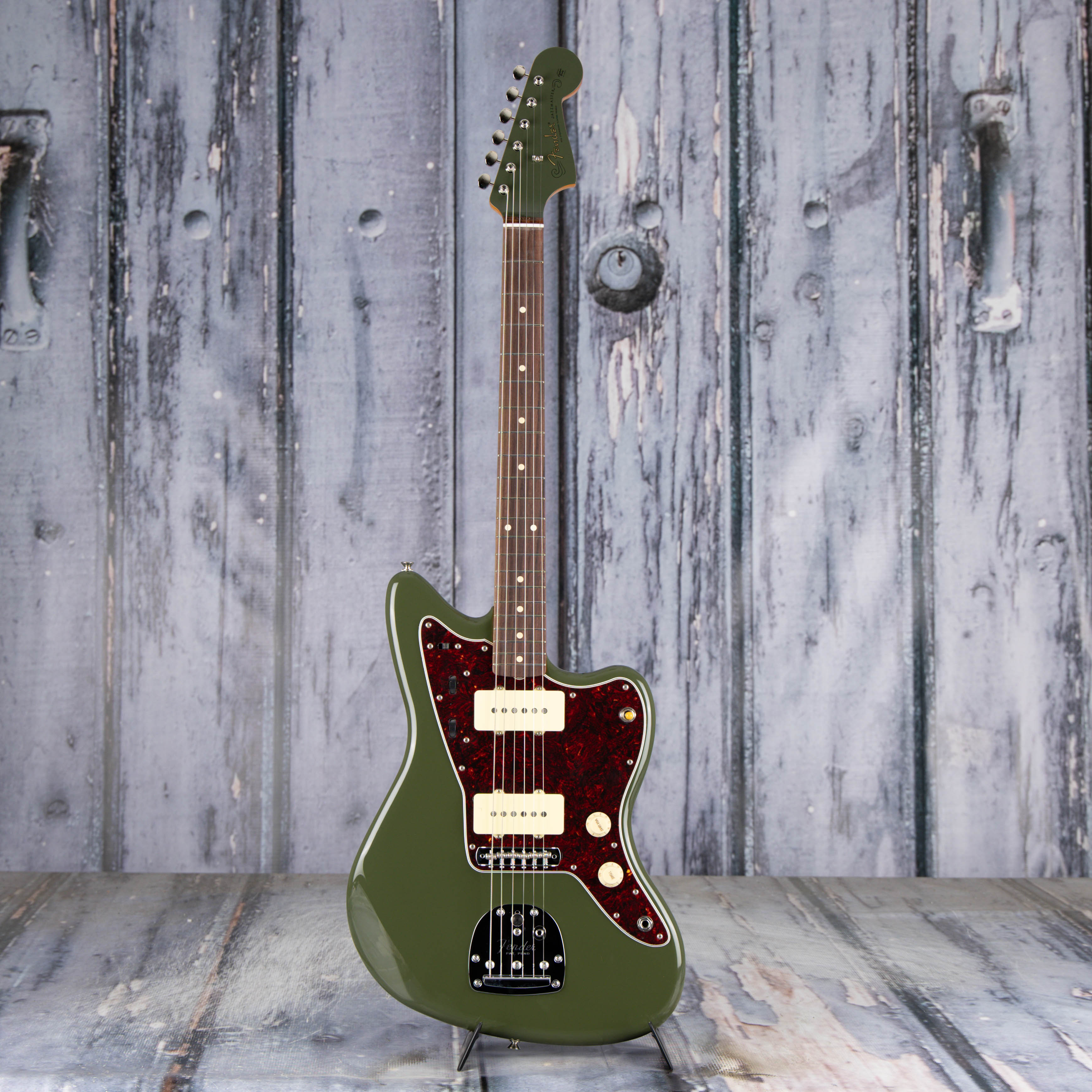 Fender Limited Edition Vintera II '50s Jazzmaster Electric Guitar, Olive, front