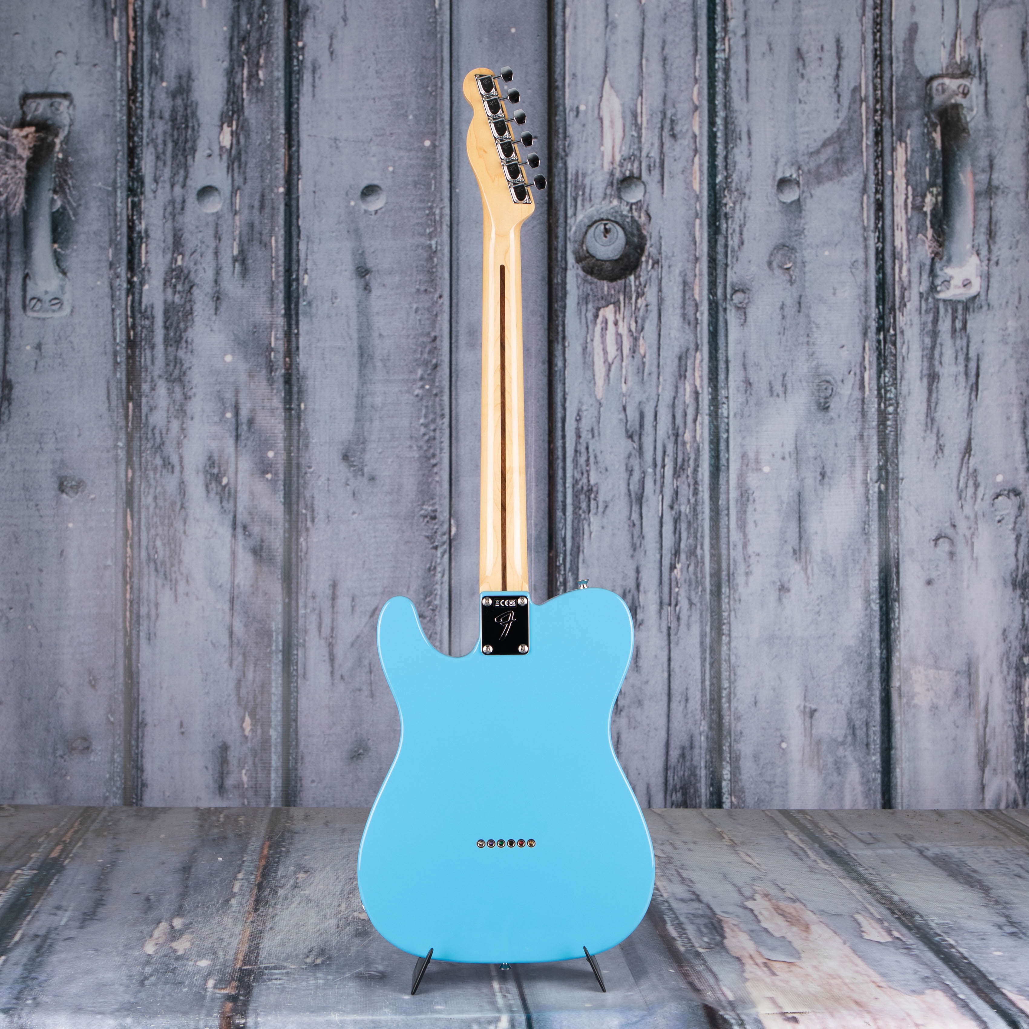 Fender Made In Japan Limited International Color Telecaster Electric Guitar, Maui Blue, back