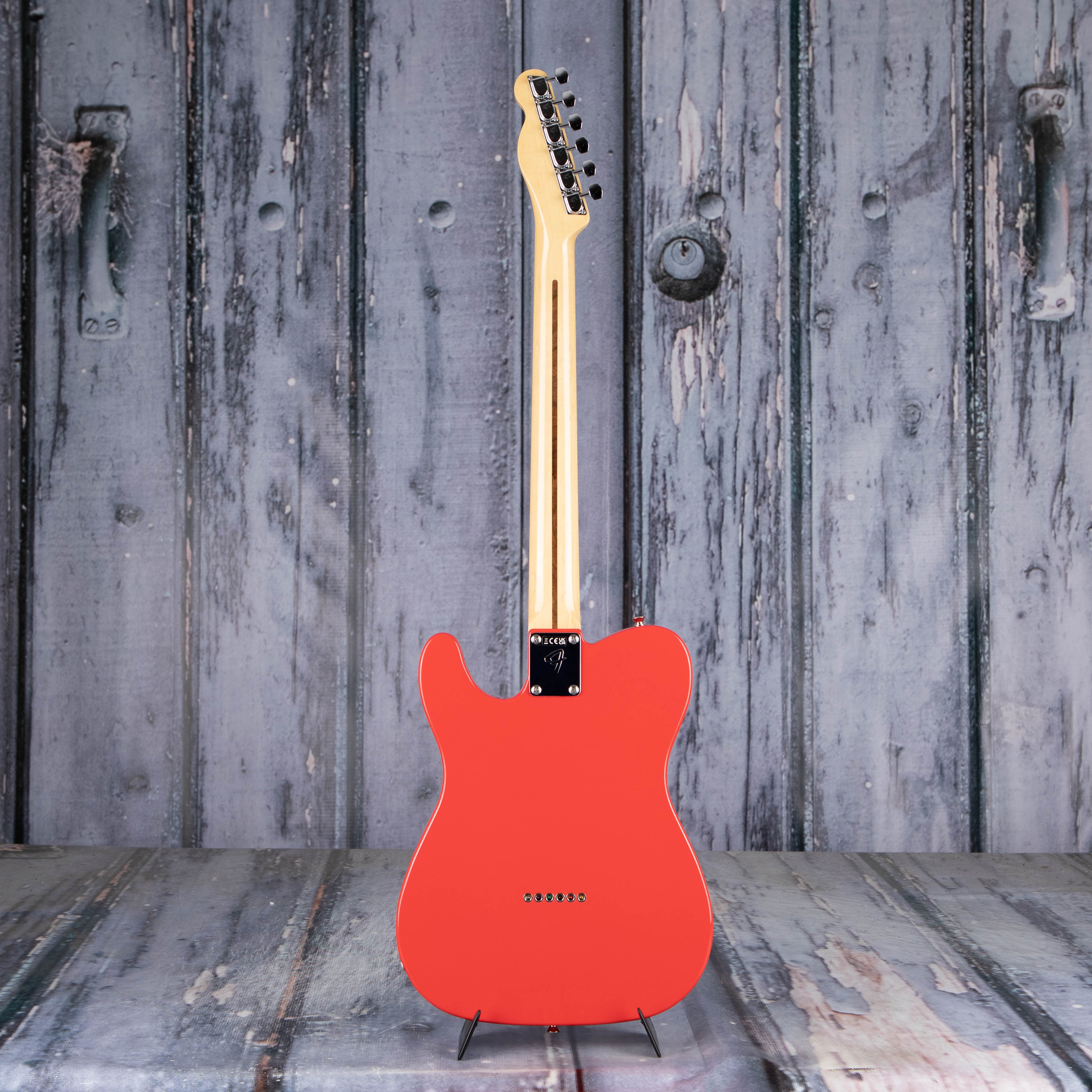 Fender Made In Japan Limited International Color Telecaster Electric Guitar, Morocco Red, back