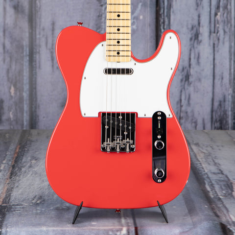 Fender Made In Japan Limited International Color Telecaster Electric Guitar, Morocco Red, front closeup