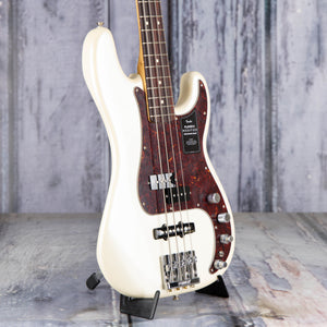 Fender Player II Modified Active Precision Bass Guitar, Olympic Pearl, angle