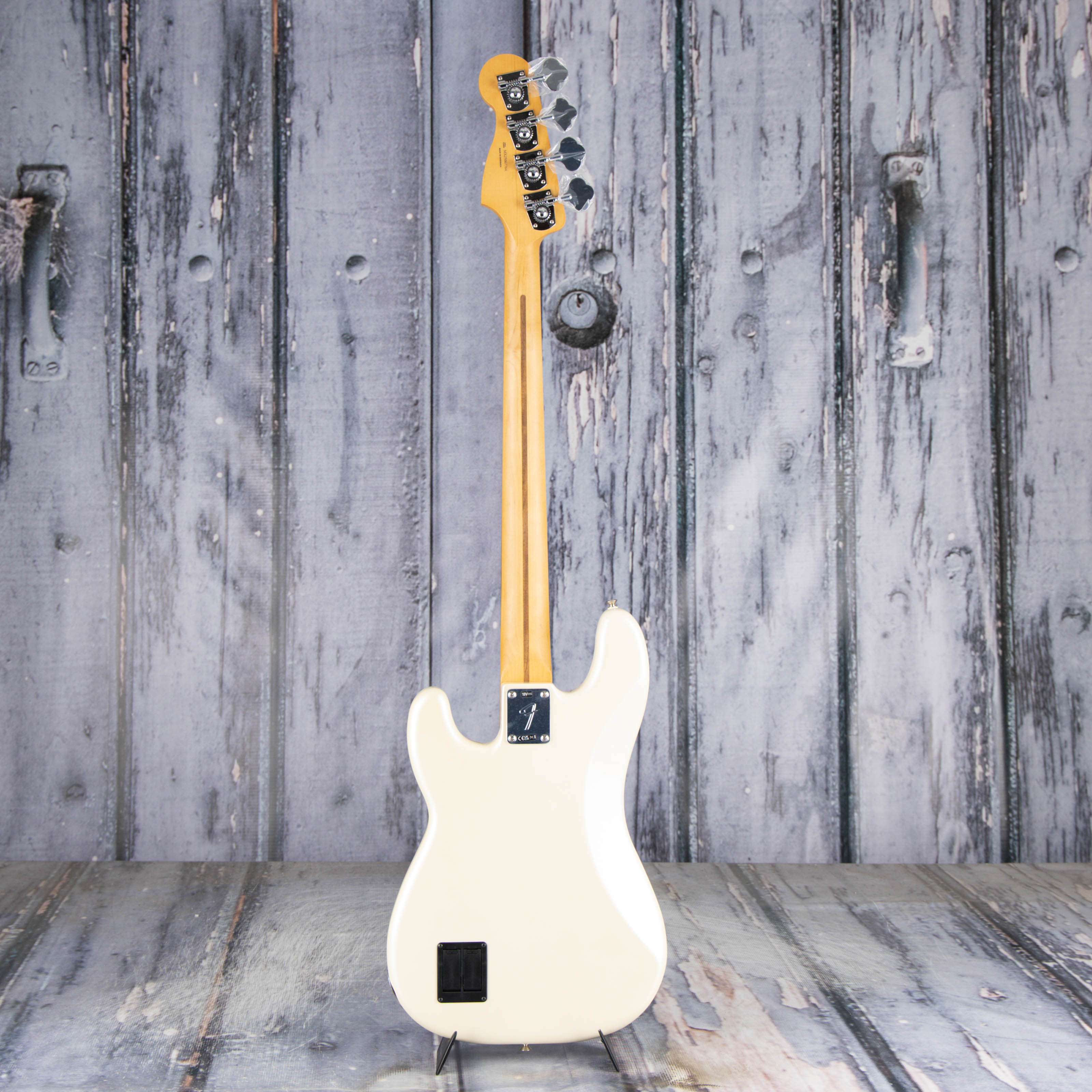 Fender Player II Modified Active Precision Bass Guitar, Olympic Pearl, back