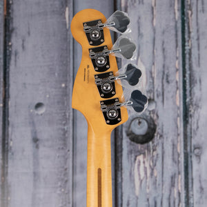 Fender Player II Modified Active Precision Bass Guitar, Olympic Pearl, back headstock