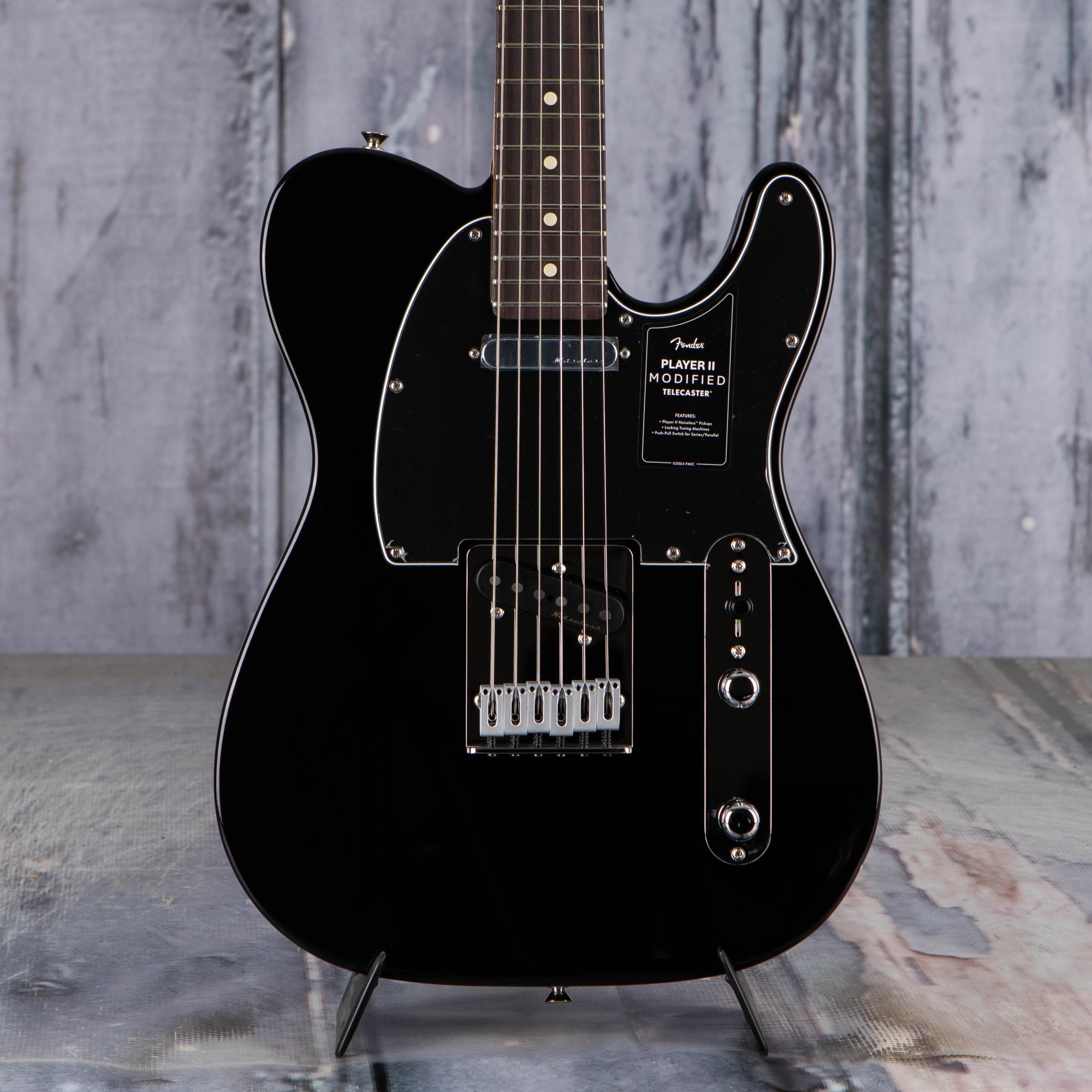 Fender Player II Modified Telecaster Electric Guitar, Dusk, front closeup