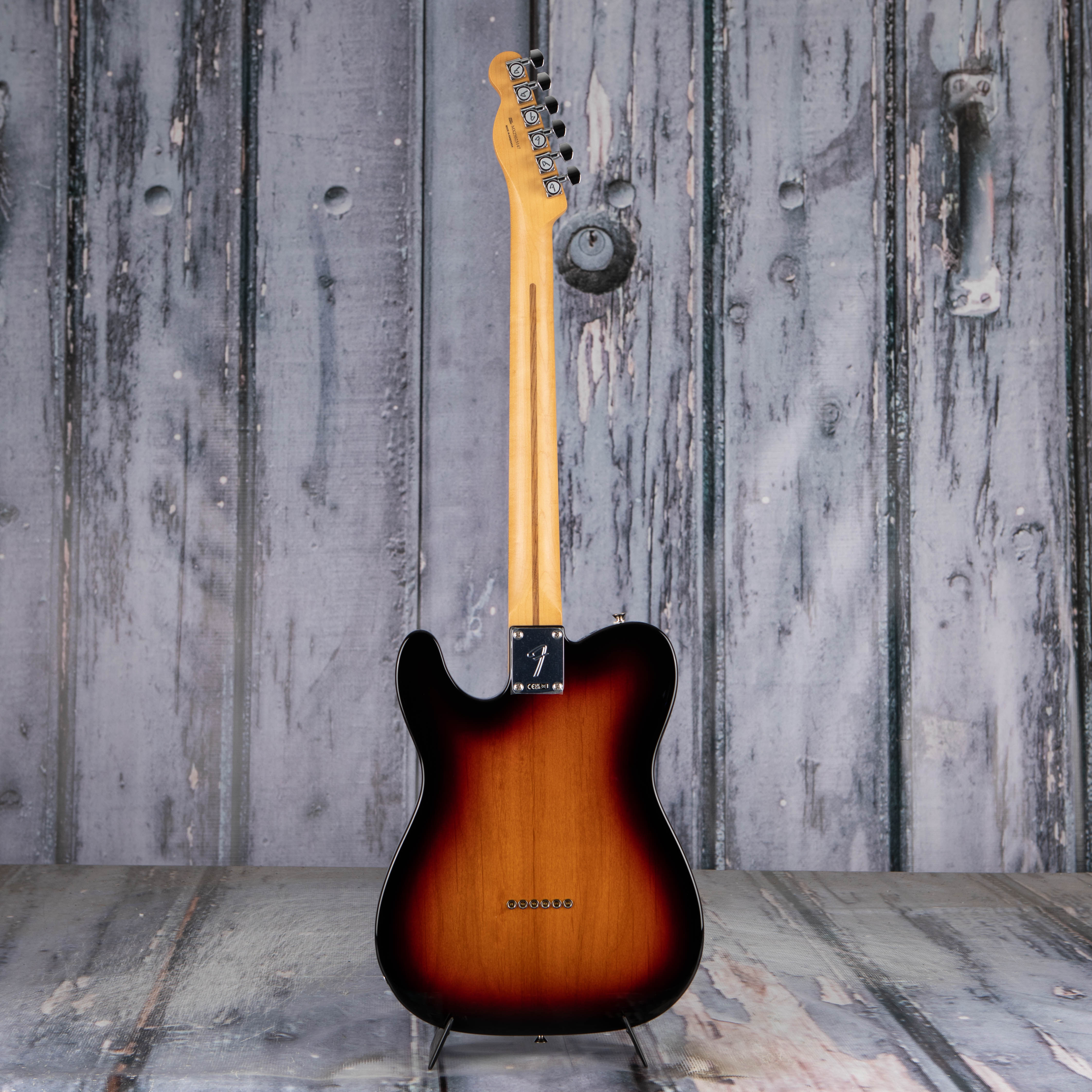Fender Player II Modified Telecaster SH Electric Guitar, 3 Tone Sunburst, back