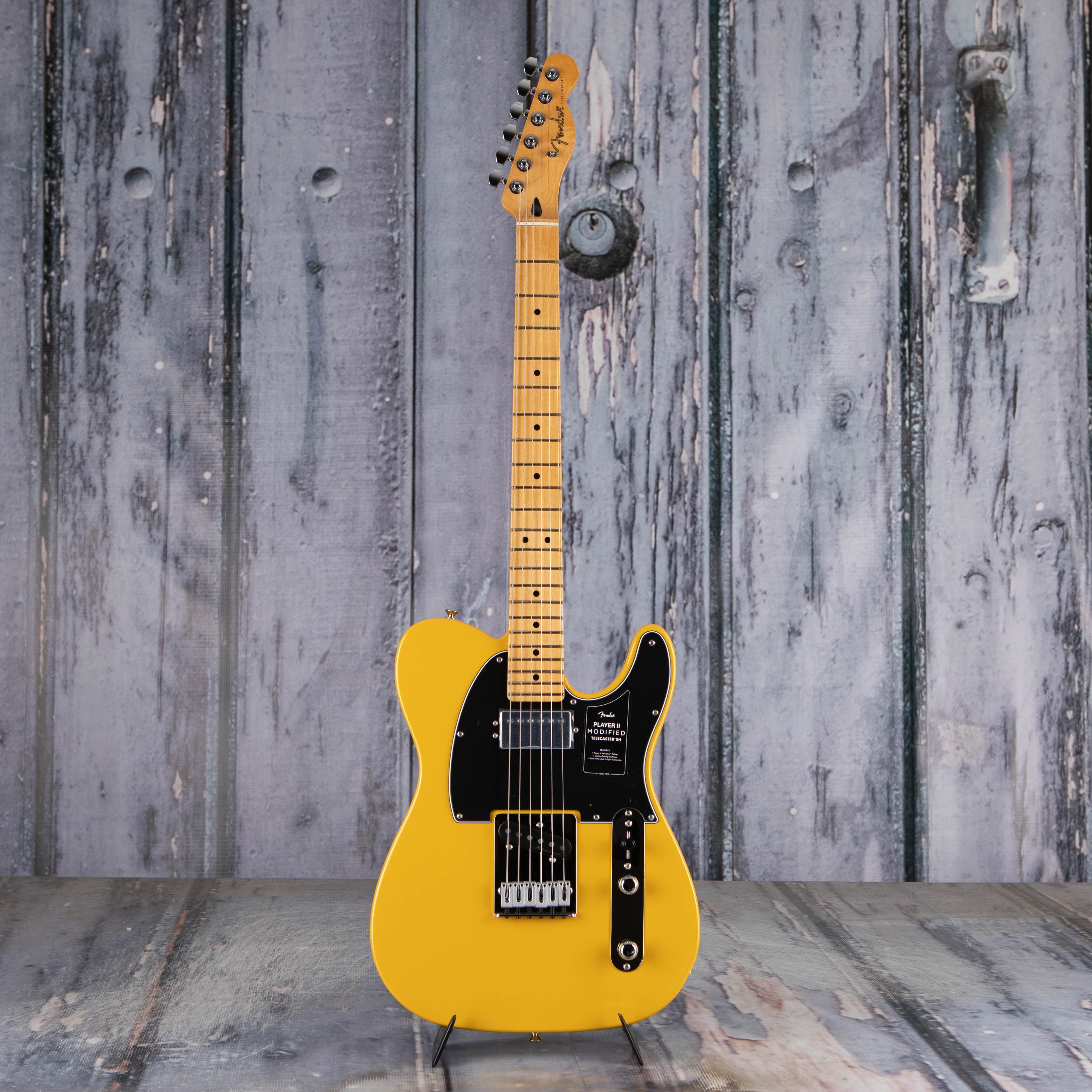 Fender Player II Modified Telecaster SH Electric Guitar, Sunshine Yellow, front