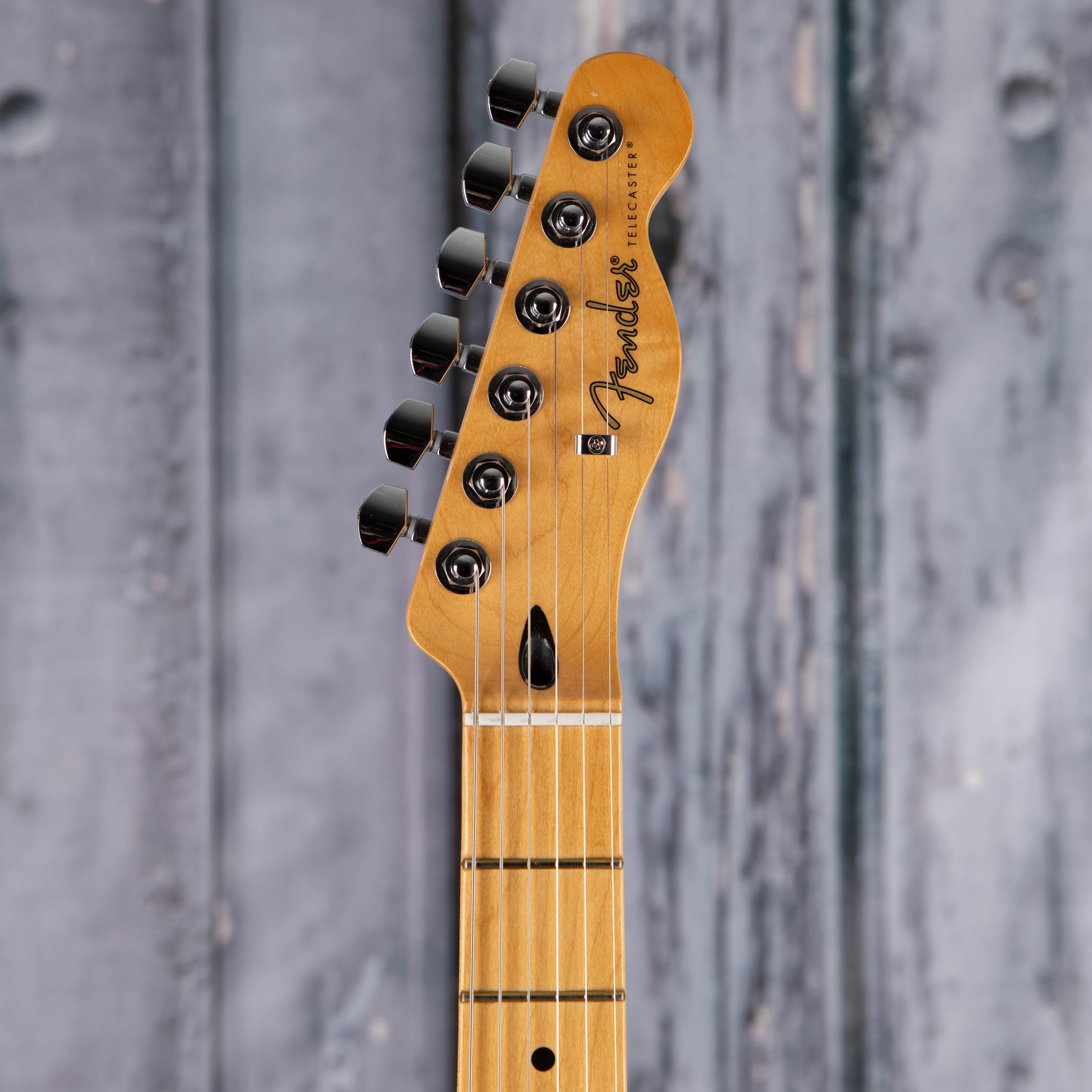 Fender Player II Modified Telecaster SH Electric Guitar, Sunshine Yellow, front headstock