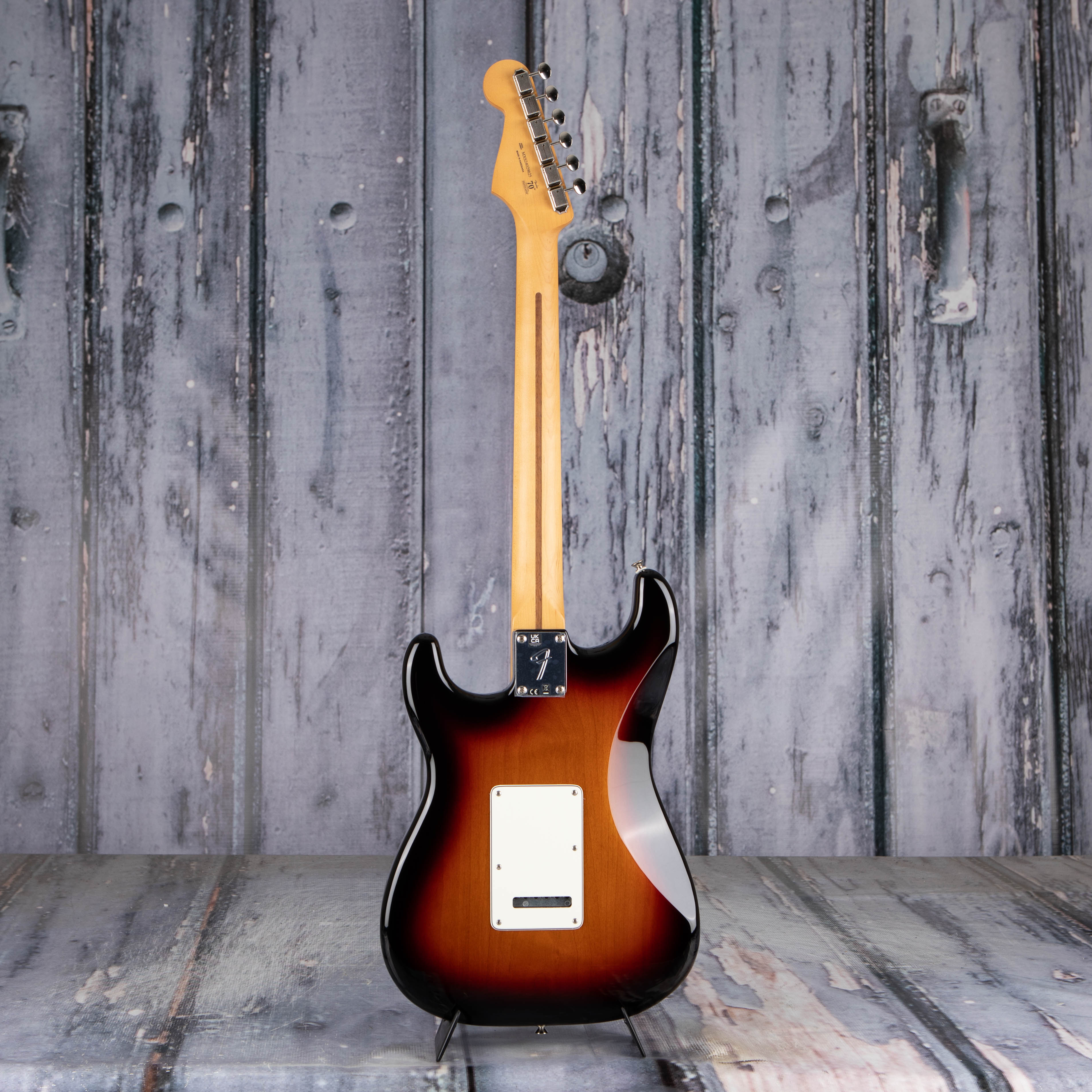 Fender Player II Stratocaster Electric Guitar, 3-Color Sunburst, back