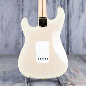 Fender Richie Kotzen Stratocaster Electric Guitar, Transparent White Burst, back closeup