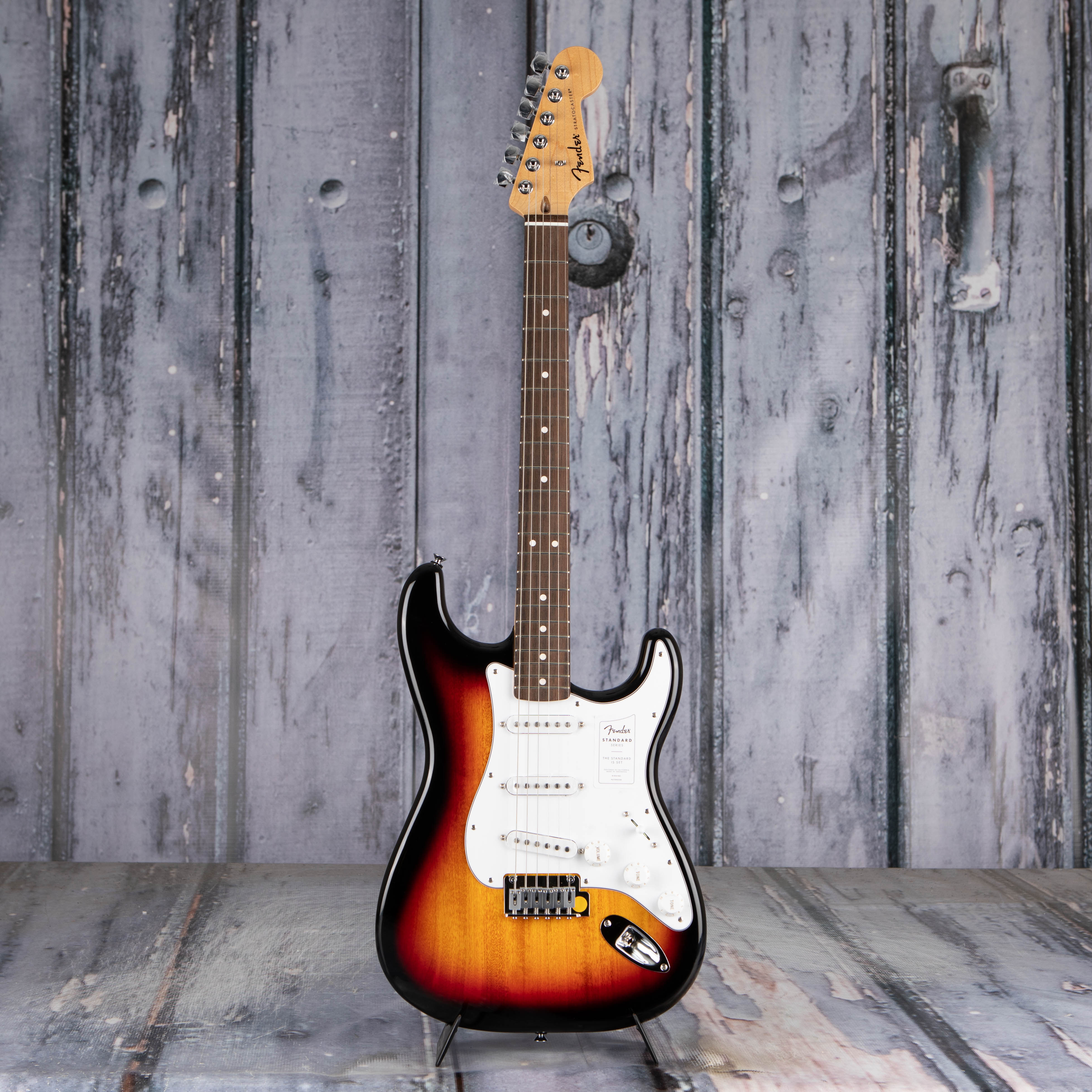Fender Standard Stratocaster Electric Guitar, 3-Color Sunburst, front