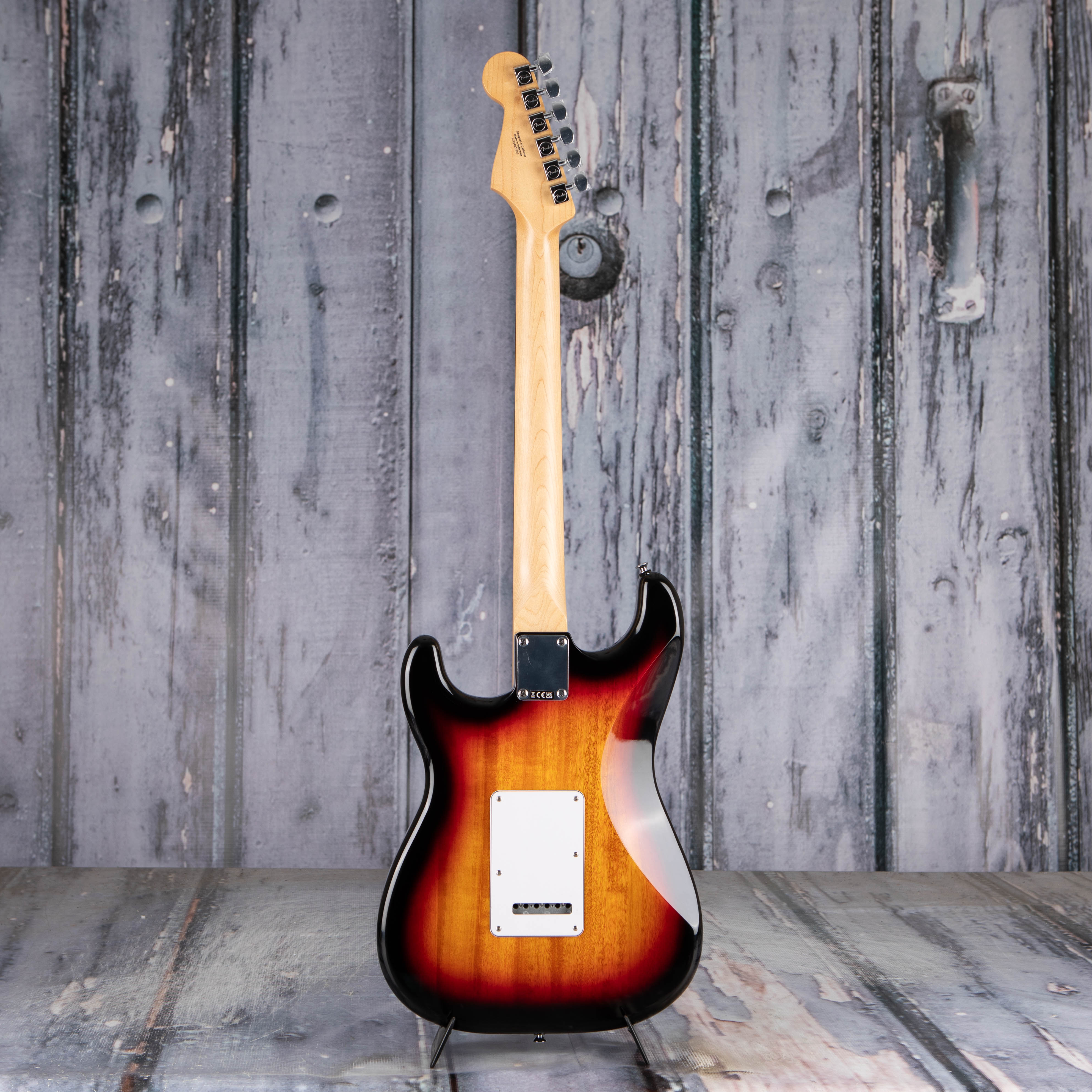 Fender Standard Stratocaster Electric Guitar, 3-Color Sunburst, back