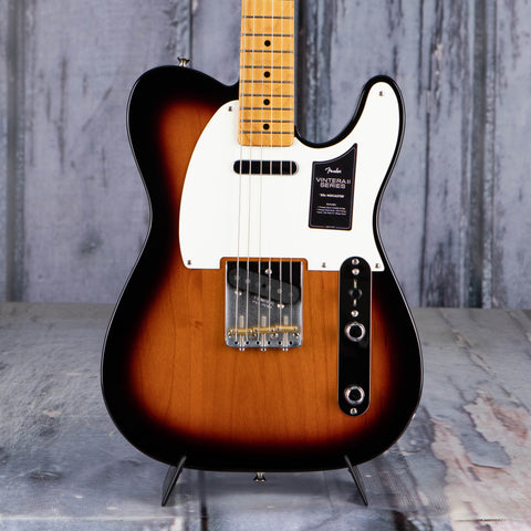 Fender Vintera II '50s Nocaster Electric Guitar, 2-Color Sunburst, front closeup
