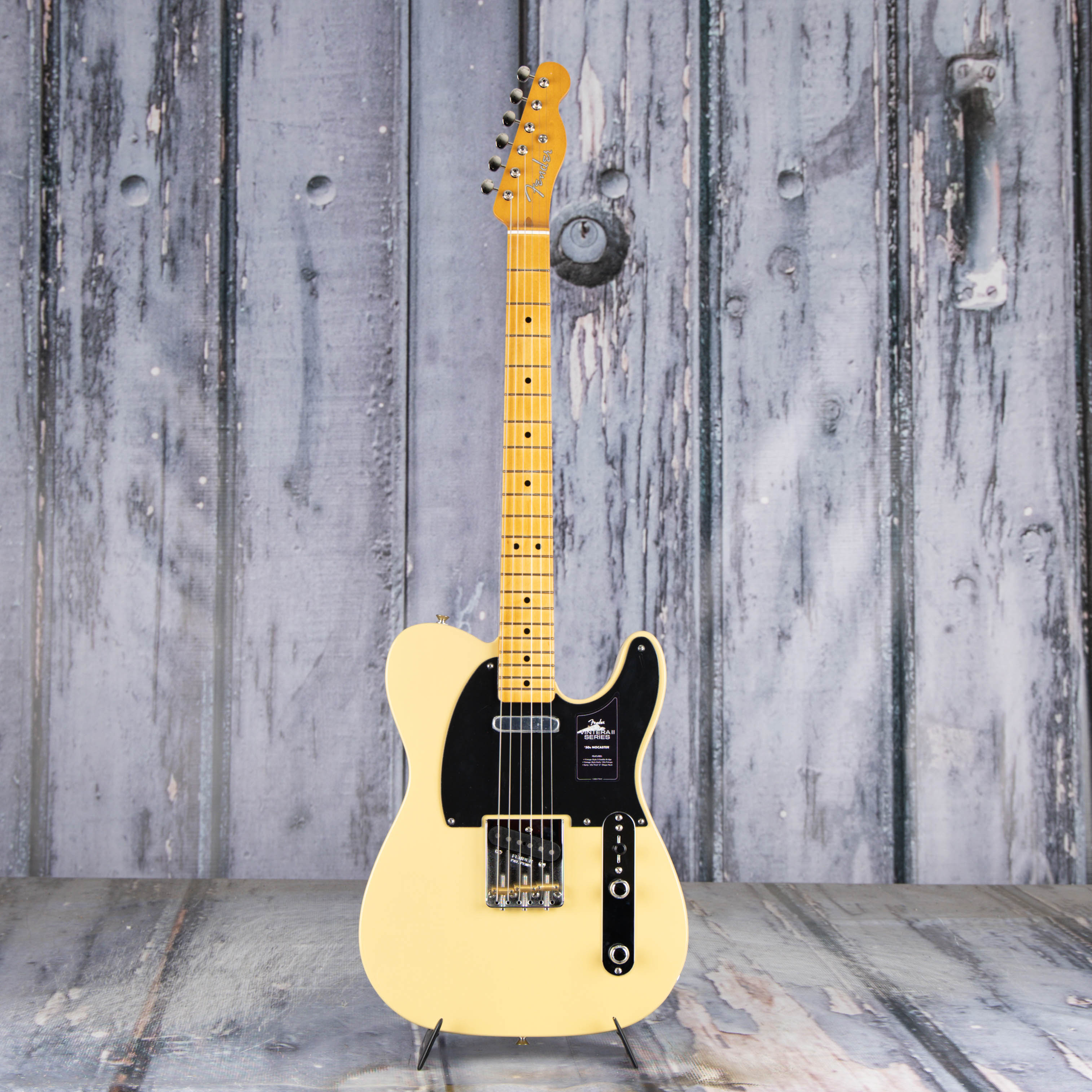 Fender Vintera II '50s Nocaster Electric Guitar, Blackguard Blonde, front