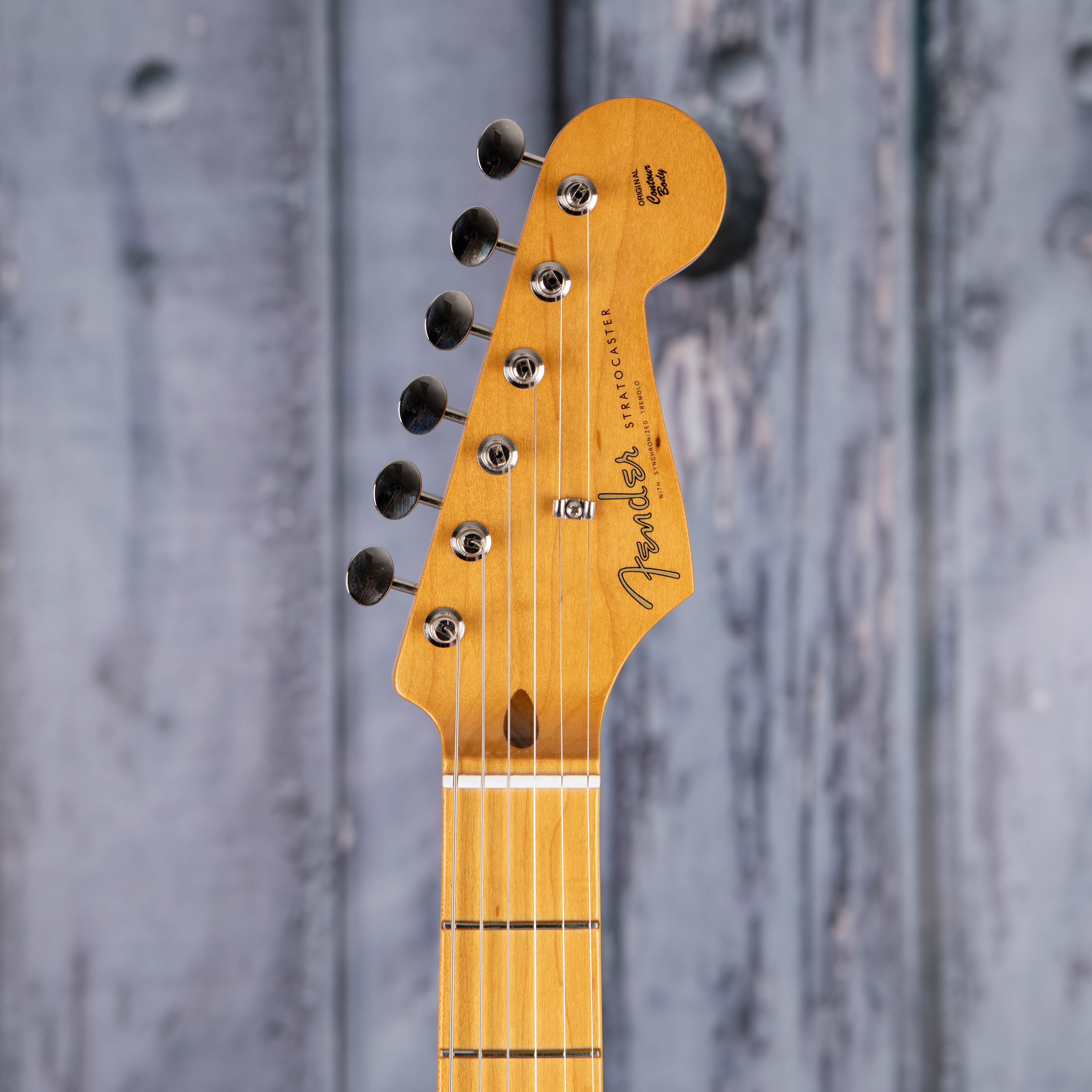 Fender Vintera II '50s Stratocaster Electric Guitar, 2-Color Sunburst, front headstock