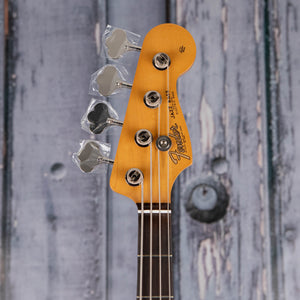 Fender Vintera II '60s Jazz Bass Guitar, Black, front headstock