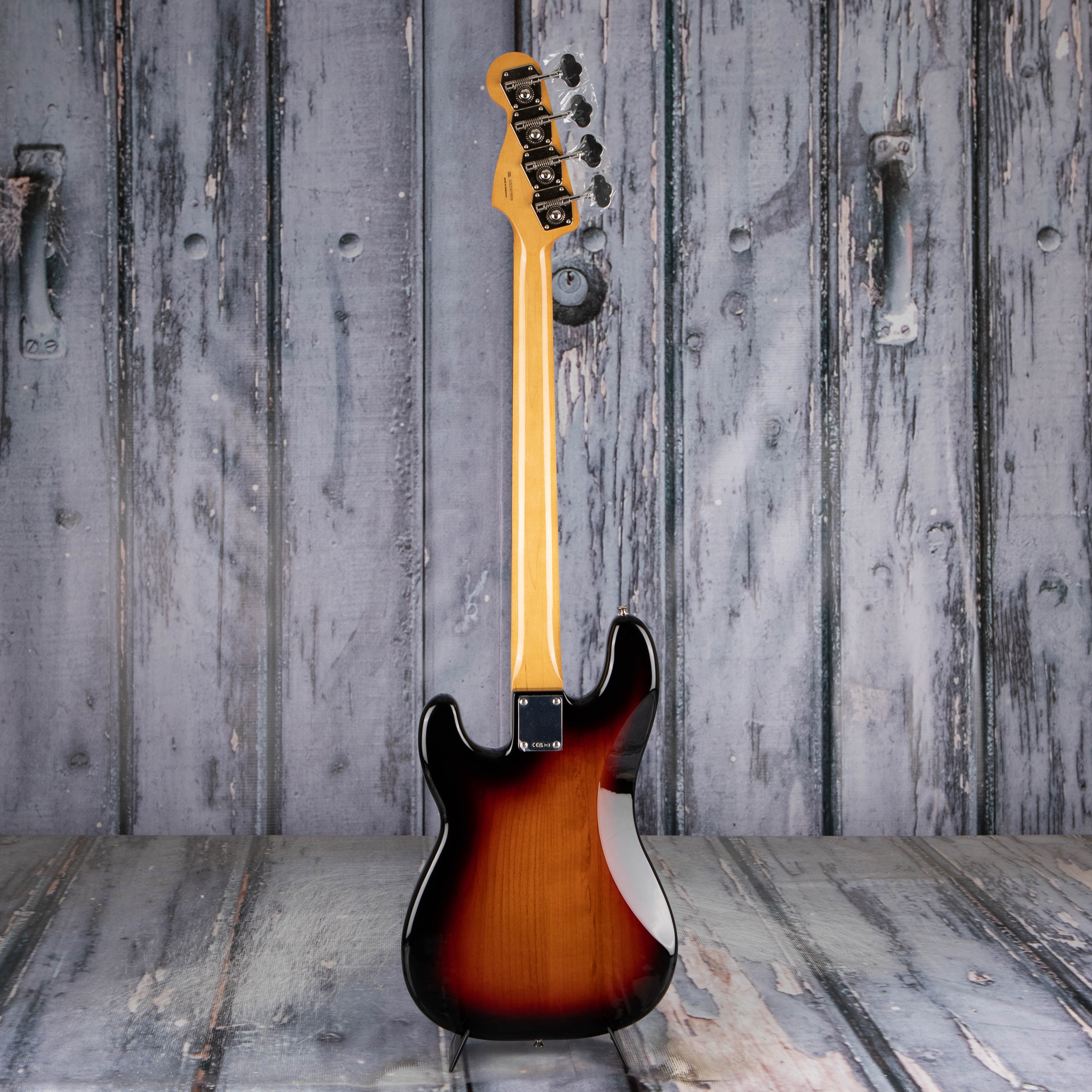 Fender Vintera II '60s Precision Bass Guitar, 3-Color Sunburst, back