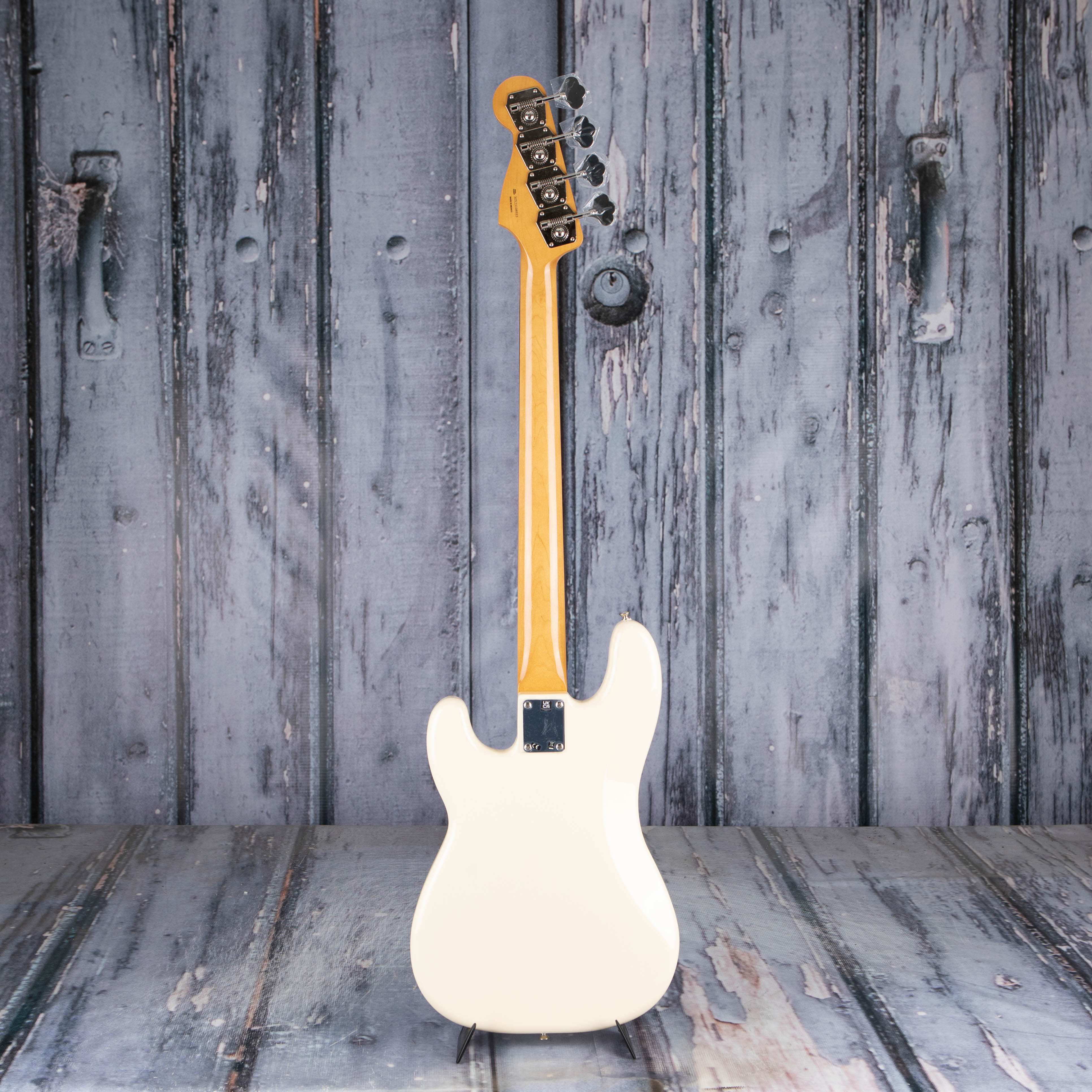 Fender Vintera II '60s Precision Bass Guitar, Olympic White, back