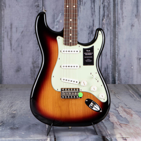 Fender Vintera II '60s Stratocaster Electric Guitar, 3-Color Sunburst, front closeup