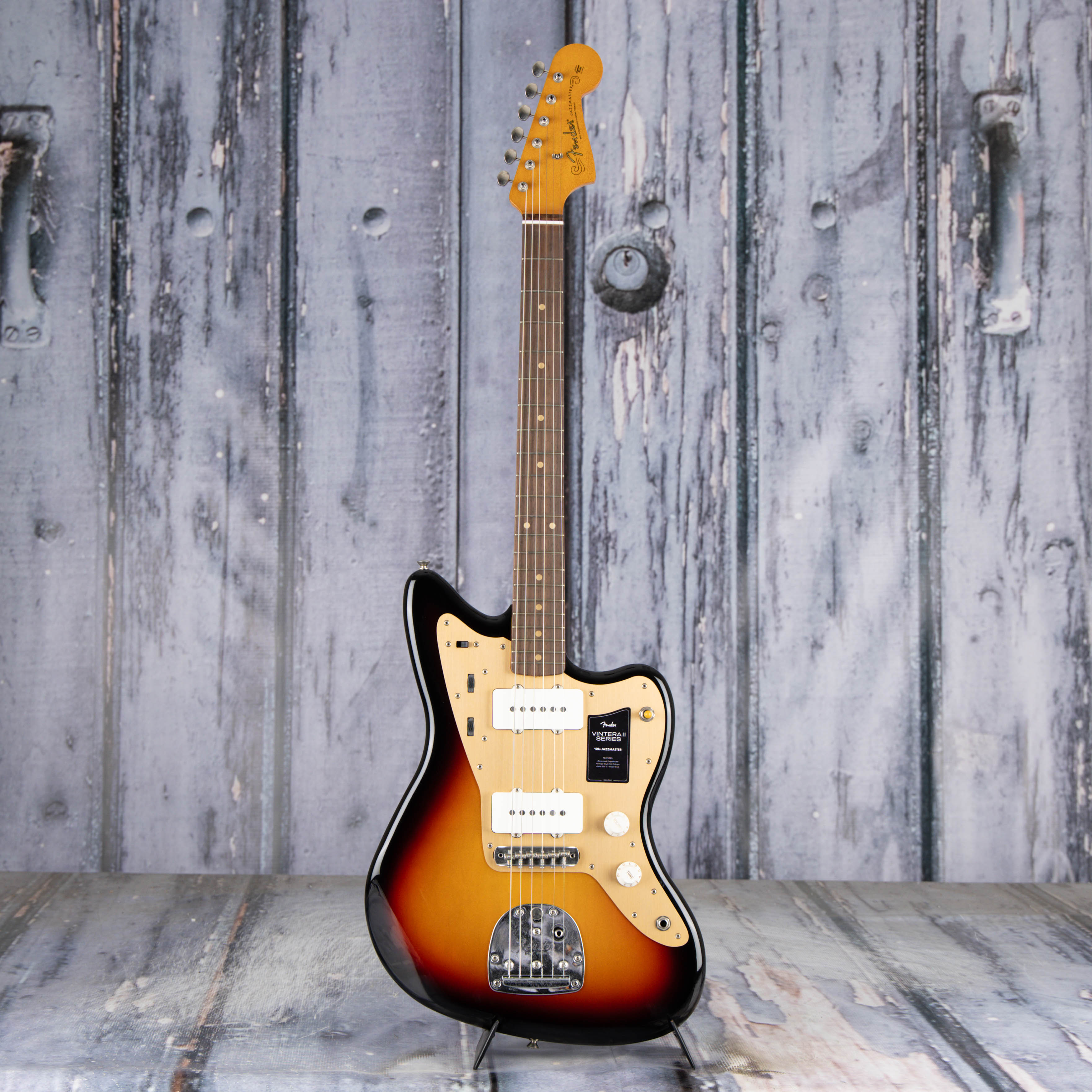 Fender Vintera II Road Worn '50s Jazzmaster Electric Guitar, 3-Color Sunburst, front