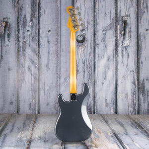 Fender Vintera II Road Worn '60s Precision Bass Guitar, Charcoal Frost Metallic, back