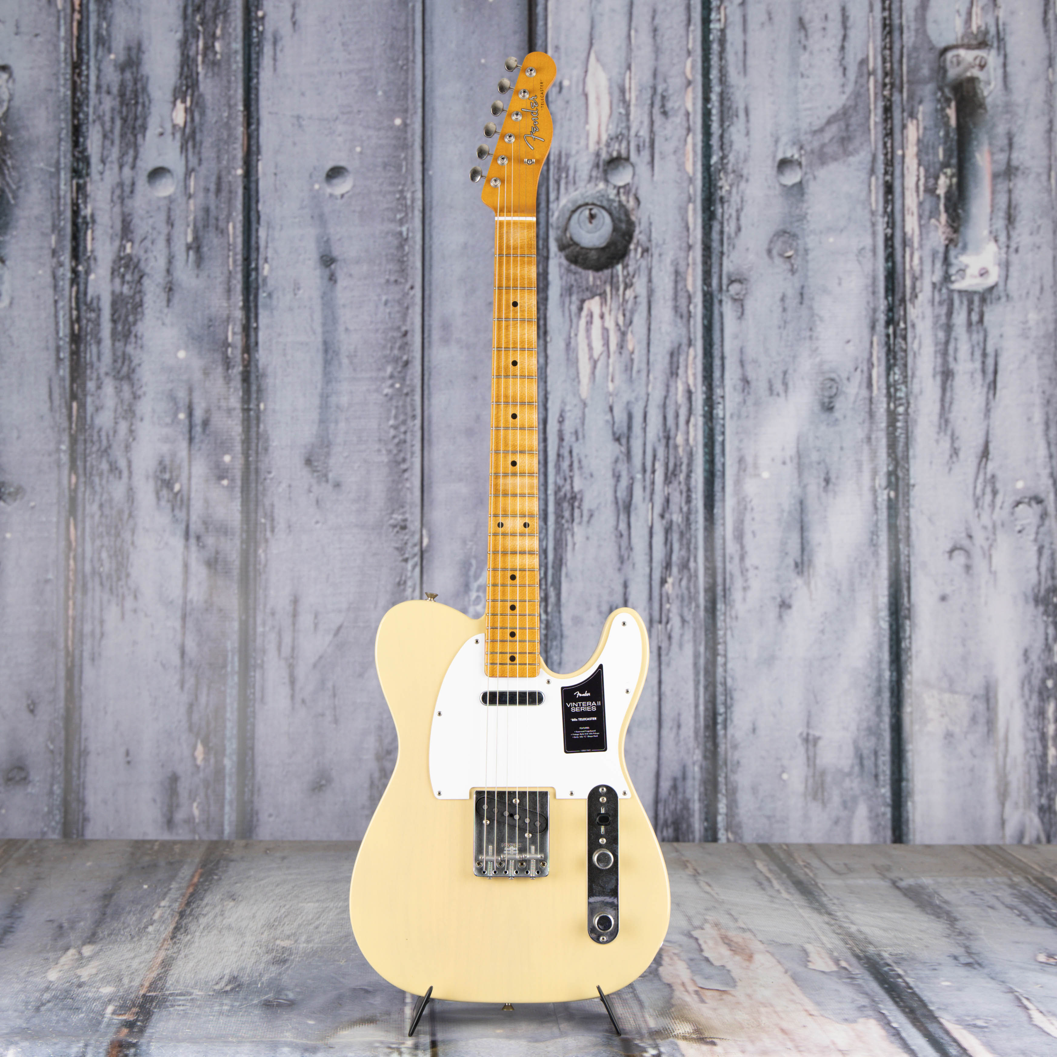 Fender Vintera II Road Worn '60s Telecaster Electric Guitar, Blonde, front