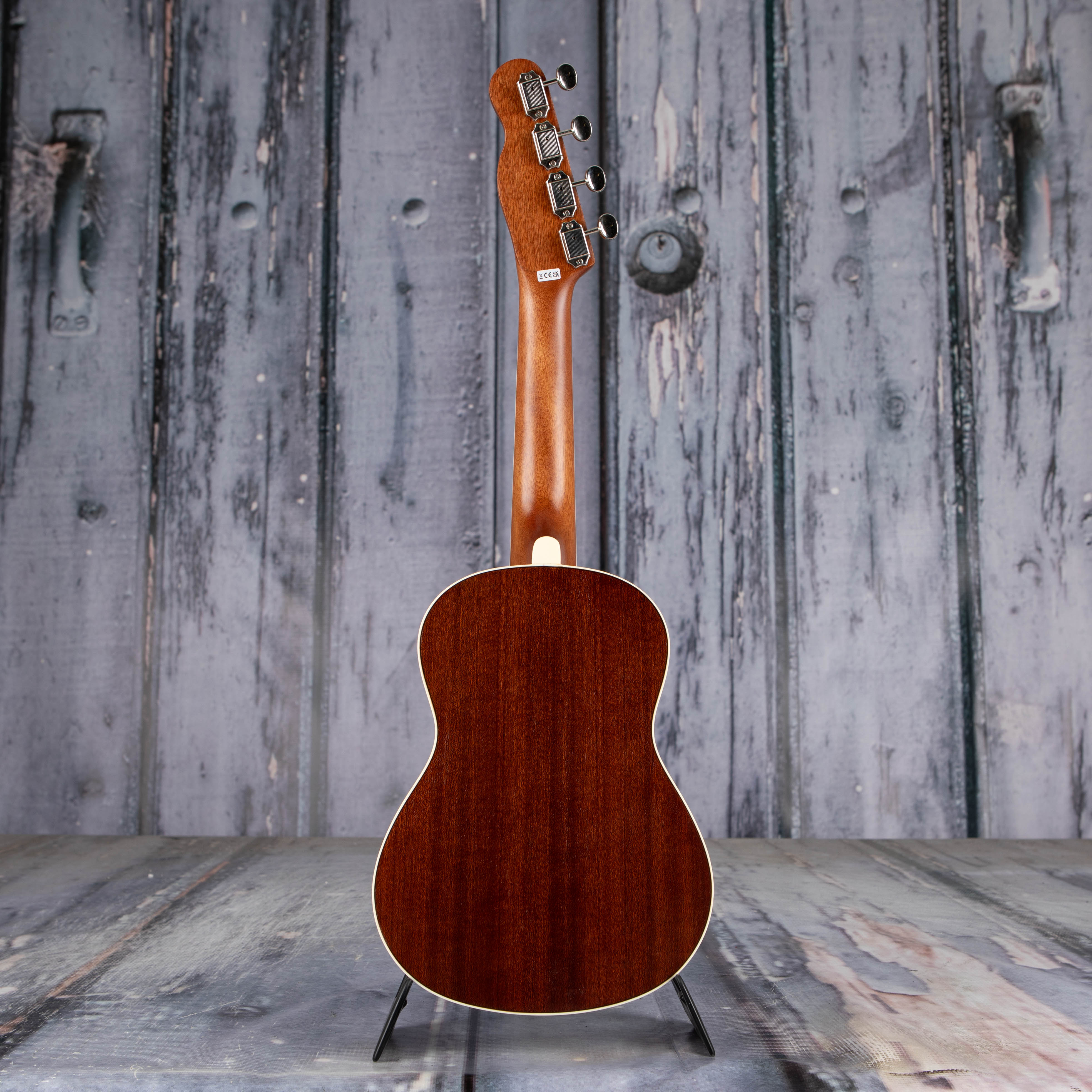 Fender Zuma Concert Ukulele, Natural, back