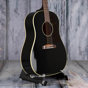 Gibson 50s J-45 Original Acoustic/Electric Guitar, Ebony, angle